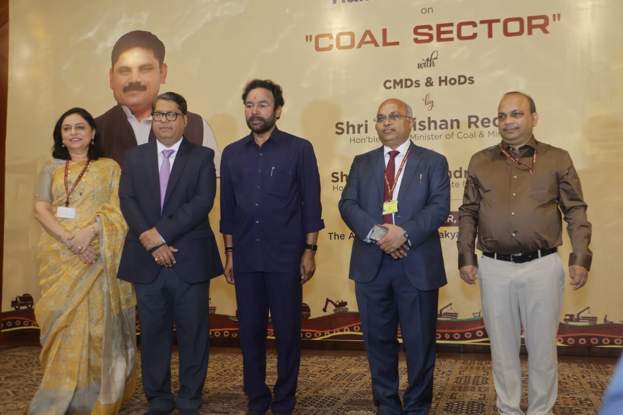 Senior officers of the Ministry of Coal at the half-yearly review meeting in Delhi